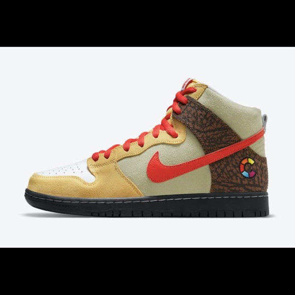 Nike SB Dunk High ISO Orange Label Kebab & Destroy - Picture 2 of 13